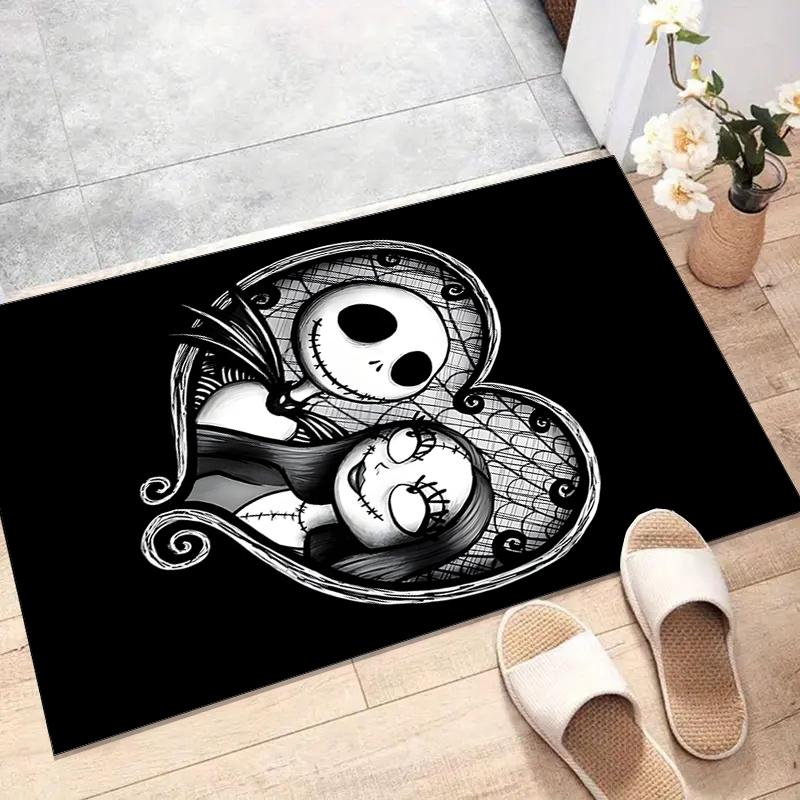 1pc Jack Christmas7 Design Printed Area Rug Carpet for Bedroom Living Room Home Decor Rugs Mat Non Slip Mat Rug for Bedside