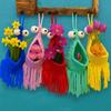 Lobster-Shaped Crochet Plant Hanger Cotton Woven Crochet Car Hanger  for Home