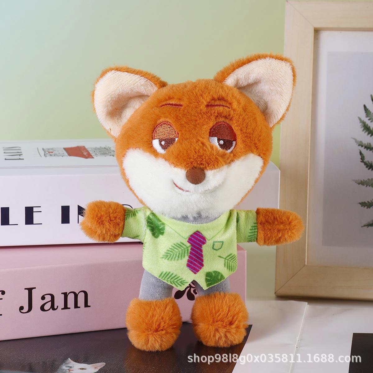 

Zootopia Judy Nick Cartoon Plush Toy Keychain Adorable Plush Keychain Backpack Doll Pendant Children Birth Date Present