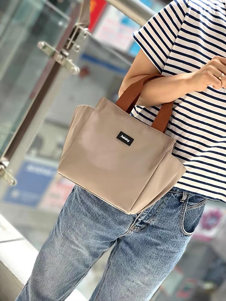 Mini Tote Bag for Canvas Tote Easy To Lunch Commuting Handbag [SEYIXU] Women, Bag, Small, Adult, Cute, Stylish, Lightweight, Functional, Use, Bag,