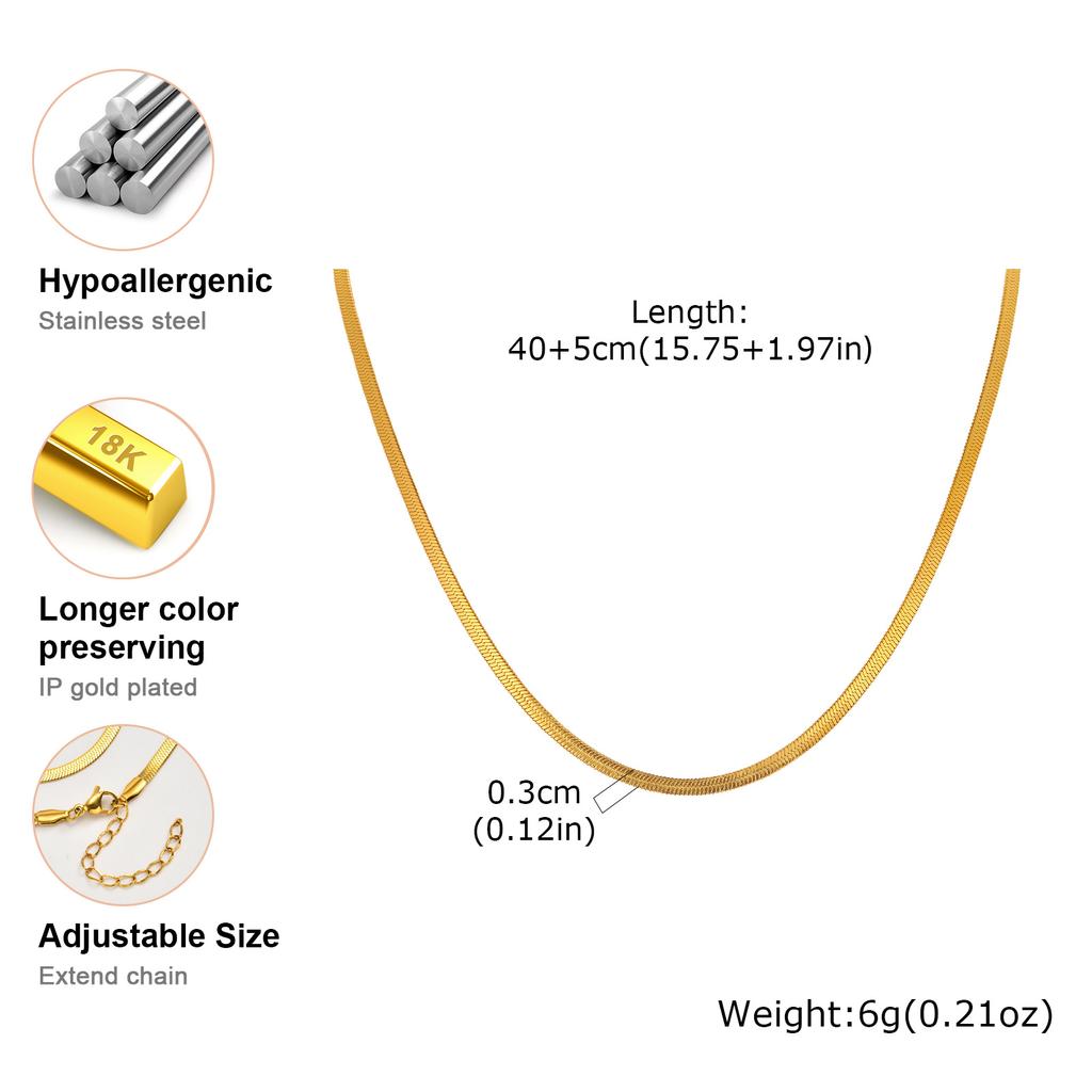 3MM Edelstahl Klinge Kette Halskette Hip Hop Damen Halsketten Feine Hochzeitsfeier Choker Schlüsselbein Schmuck Geschenk