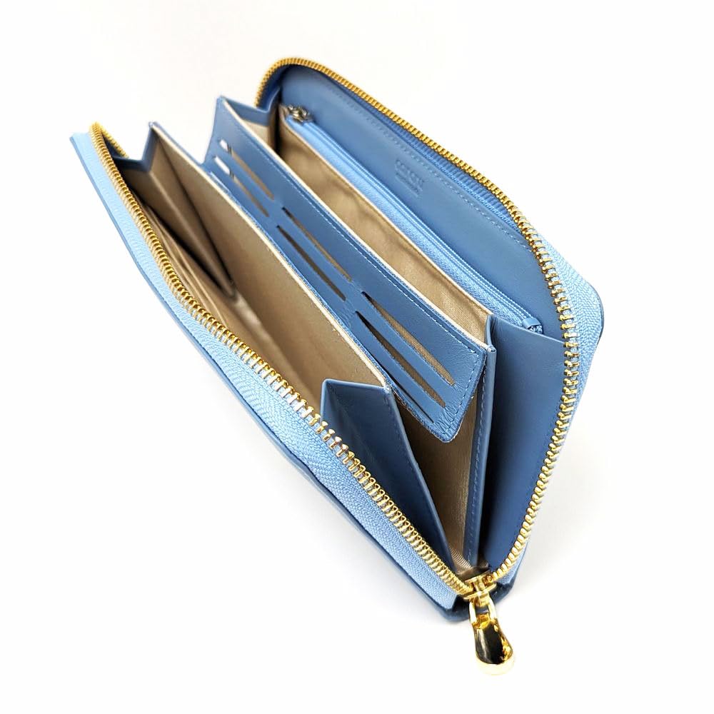 

Billfold Long Wallet Blue [Karkuru]
