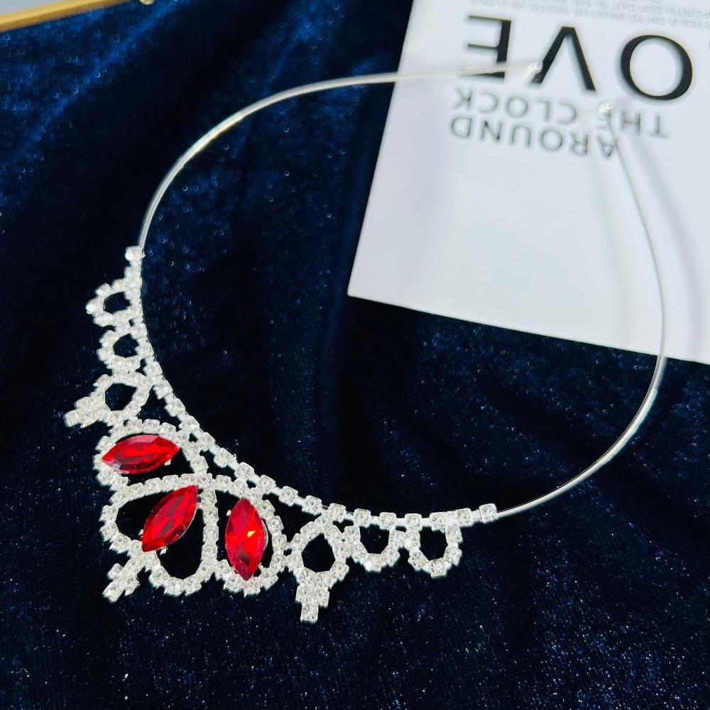 Birthday Accessories Princess Crown Headband Hair Jewelry Crystal Crown Fashion Rhinestone Tiara