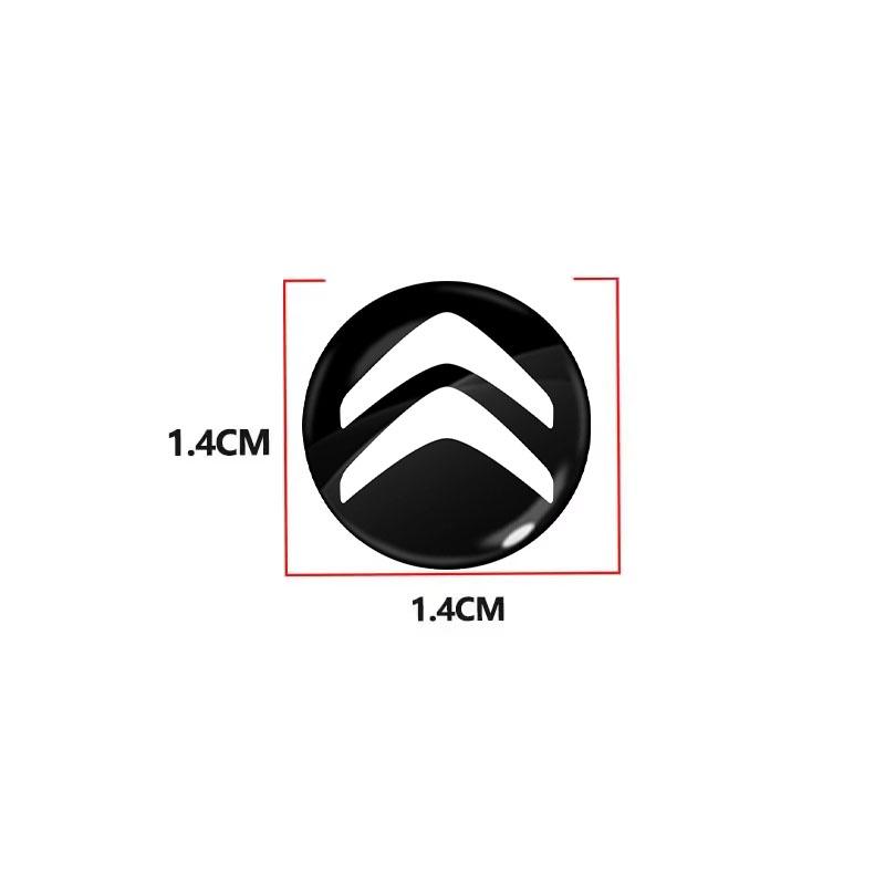 New 14MM Remote Car Key Stickers Emblem Accessories For Citroen C1 C3 C4 Grand Picasso C4L C5 C6 C8 VTS Aircross