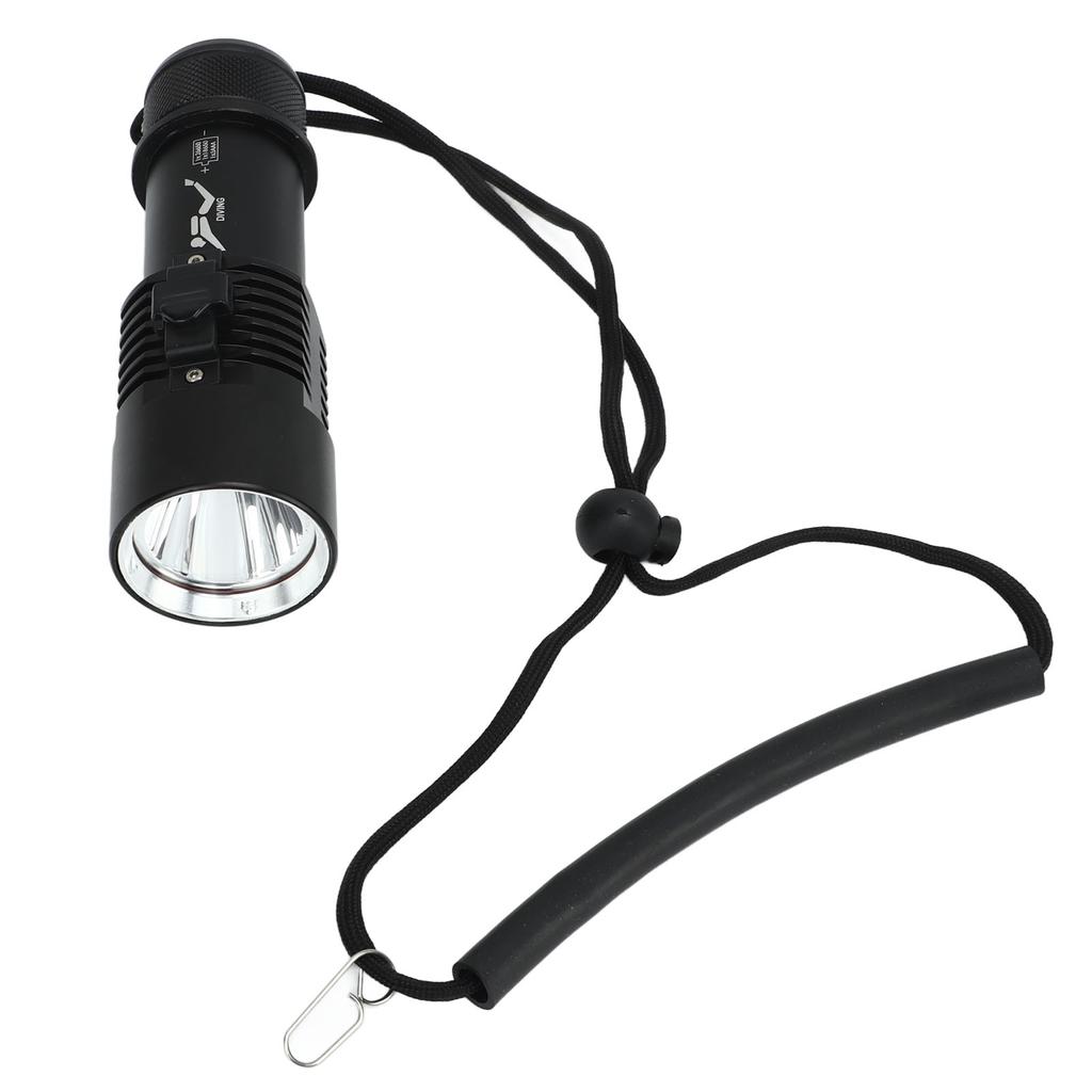 Diving Light IPX8 Waterproof 1500LM White Yellow Lighting Super Bright Underwater Flashlight for Exploration Camping