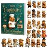 Christmas Capybara Advent Calendar Blind Box With Acrylic Figurines For Festive Decorations