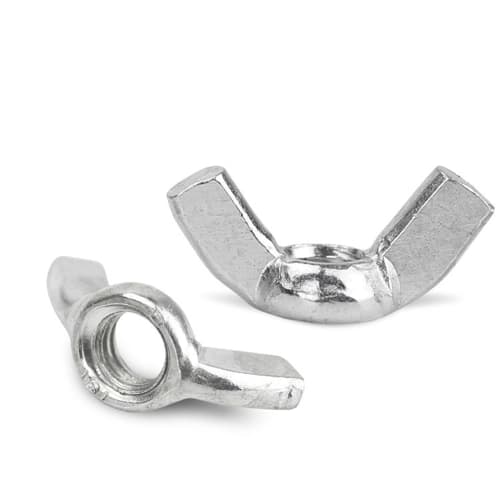 WANJICHENRUI Wing Nuts, 304 Stainless Steel, Fastener Parts, Hand Twist, Non-Slip, Durable, Rust-Resistant, M4/M5/M6, 5 Pieces Each