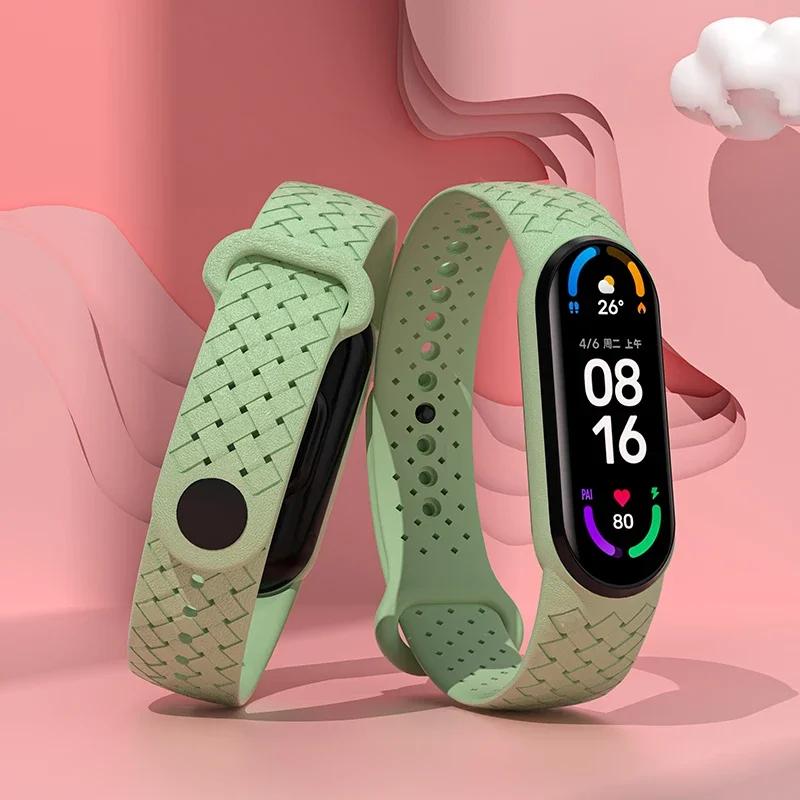 Soft Silicone Bracelet For Xiaomi Mi Band 6 5 Wristband Miband 7 6 Quick Replacement Sport smartwatch Correa mi band 4 6 7 Strap