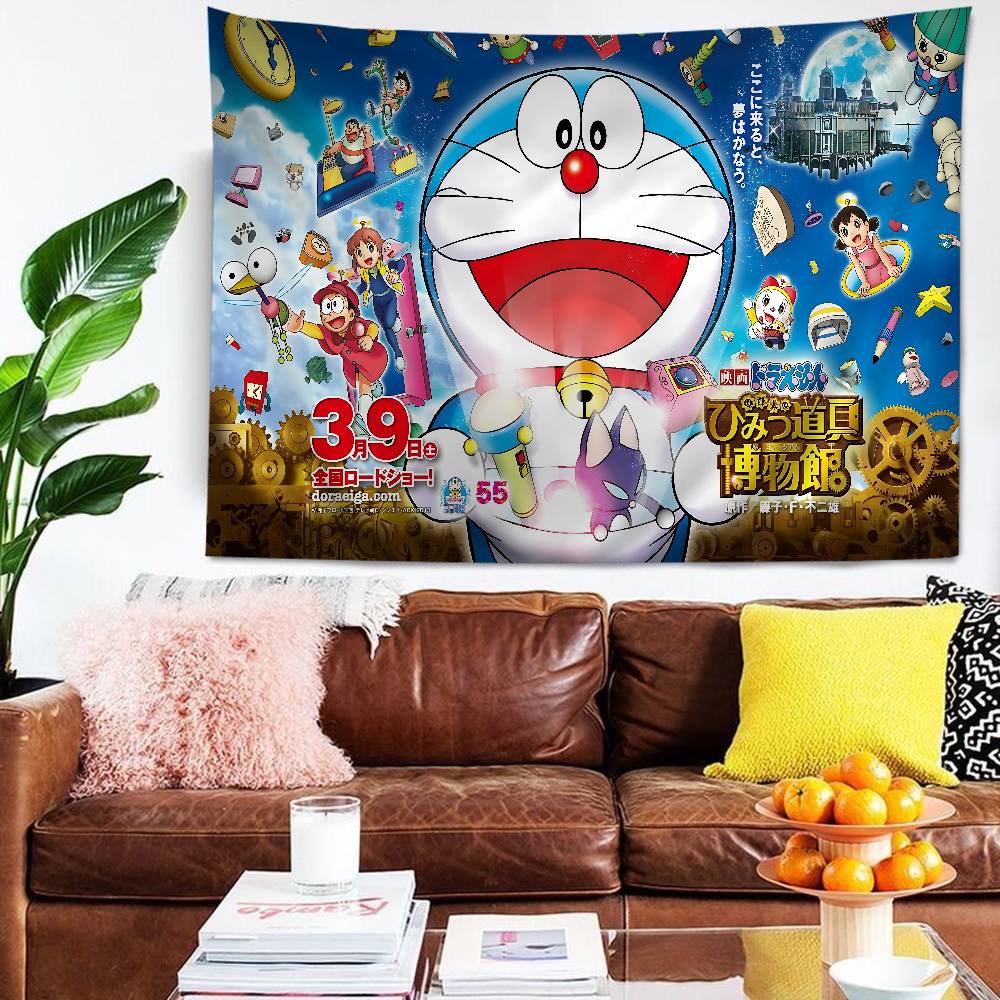 Classic Anime DDoraemon Hanging Bohemian Tapestry Bohemian Wall Tapestries Mandala Cheap Hippie Wall Hanging