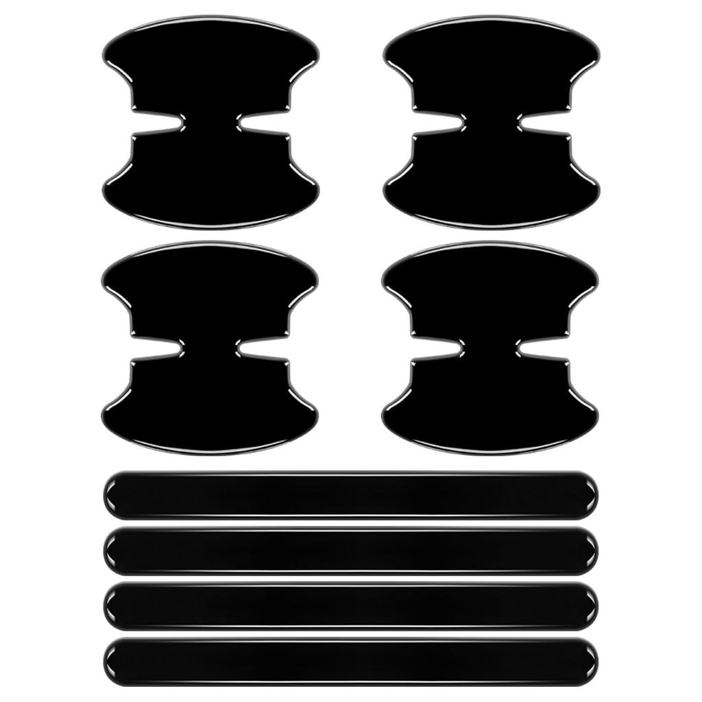 HUDIY Door Handle Protector, Fits Most Vehicles, Black Door Handle Protection, Car Door Knob