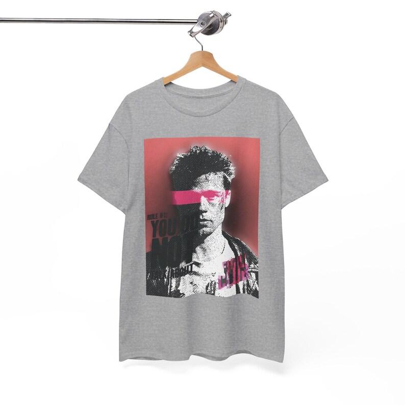 Moda Estiva 2026 T-shirt Trendy Vintage Fight Club T-shirt _ Tyler Durden Graphic Tee Hip Hop Streetwear T-shirt Oversize