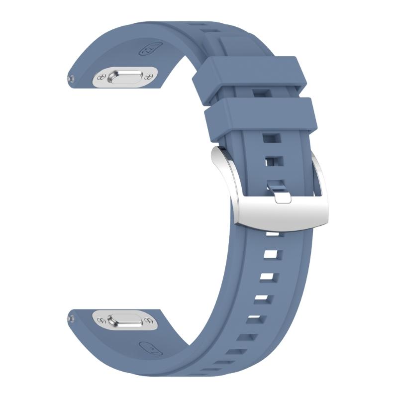 Adjustable Soft Silicone Watch Straps 22mm Press Button Closure Waterproof Lightweight Watch Band for Watch GT6