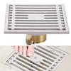 Shower Floor Drain Stainless Steel Floor Drain Toilet Bathroom Sewer Square Anti-odor Drainer Cover Bathroom Accessories