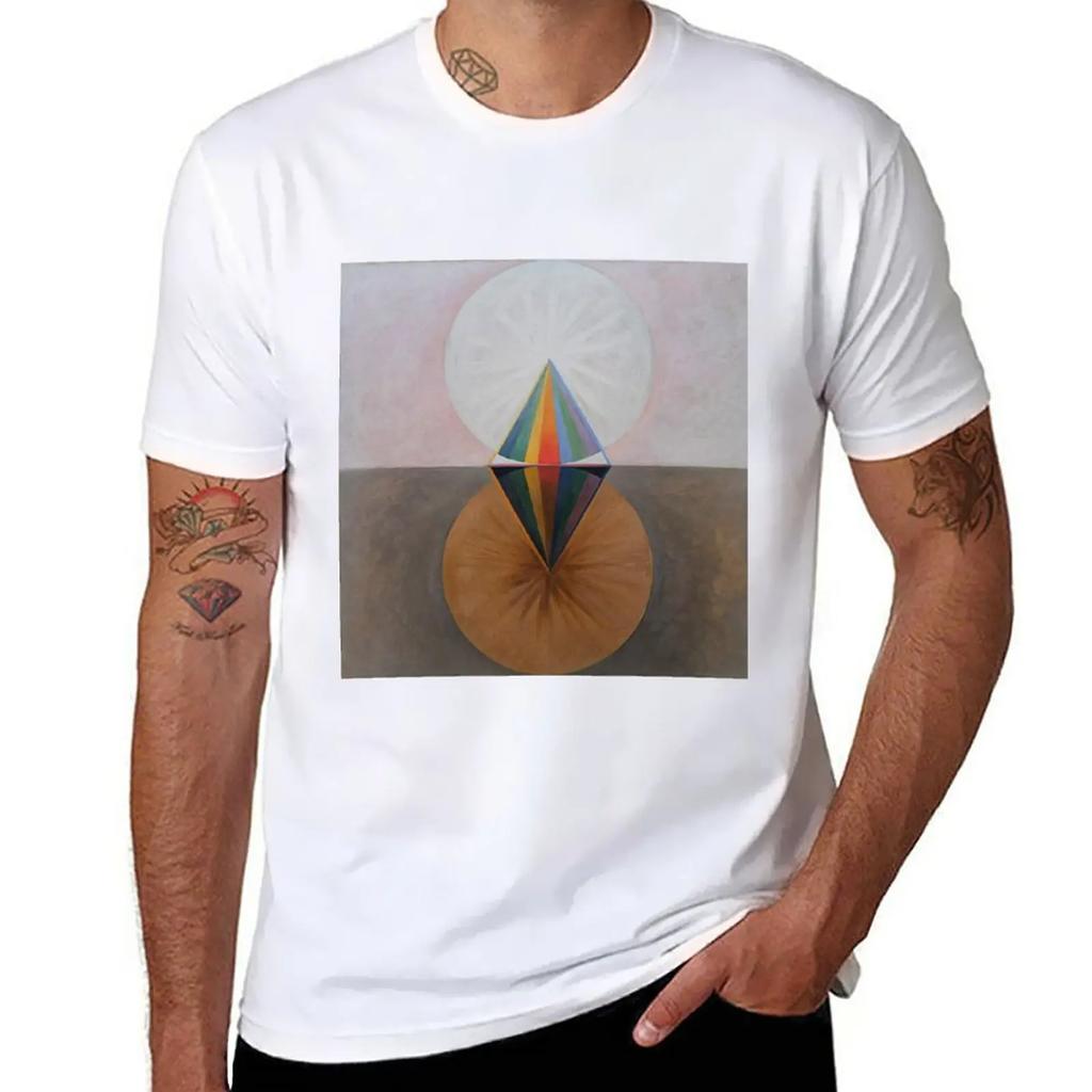 Hilma Af Klint The Swan, No.12, Group IX-SUW T-Shirt Vintage Anime Clothes T Shirts for Men Cotton
