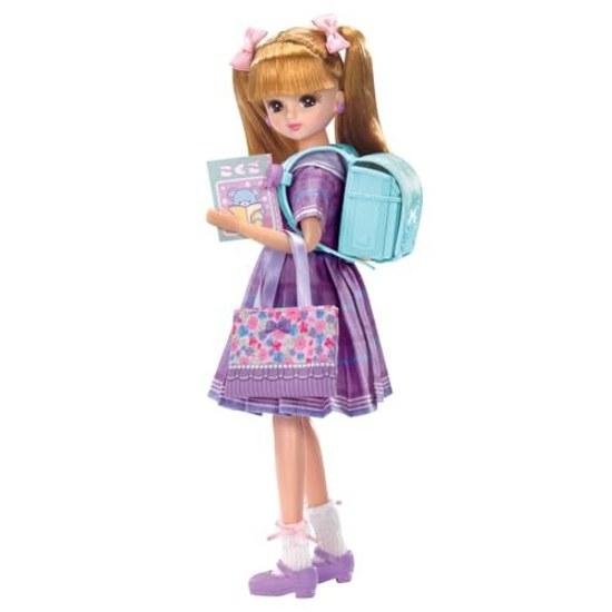 Takara Tomy Licca-chan Doll LD-08 Exciting First Grader Dress-Up Toy Ages 3 Up