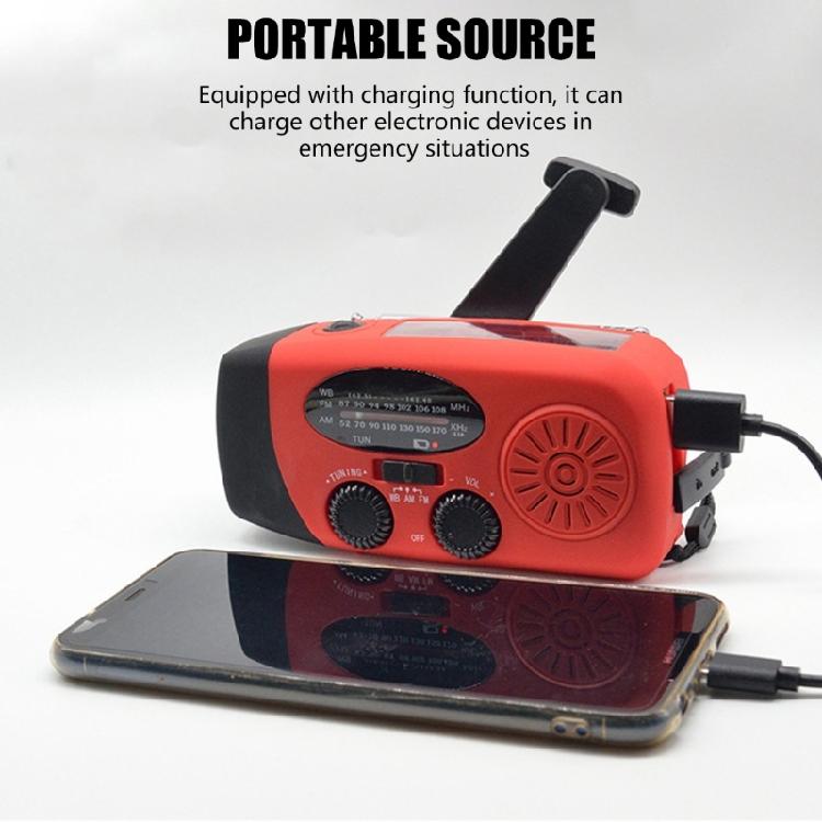 Wielofunkcyjne Radia Awaryjne Solarne Zasilane Ręcznie Akumulatorowe Power Banki Niezbędne na Zimowe Burze