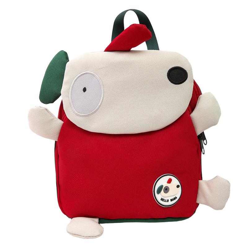Kindergarten Schoolbag 1-3-5 Years Old Boys And Girls Anti-lost Children Small Backpack Color Contrast Backpack
