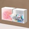 Wall-mounted storage box, household cotton pad, cotton swab storage box, puff, lipstick, headband, rubber band storage, sundries finishing box.