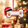 5pcs/1pc Christmas  Tree Acrylic Ornament - Plate Pendant for Tree Decoration, Durable Gift for Pet Lovers, Holiday Party Favor
