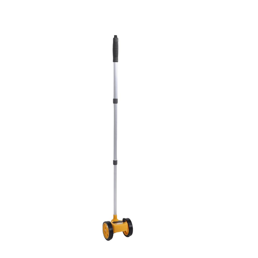 Rolling Measuring Wheel Dual 4in Accurate Distance Measurement Tool 0- 9.9m Lightweight with Telescopic Rod for Construction Landscaping Projects