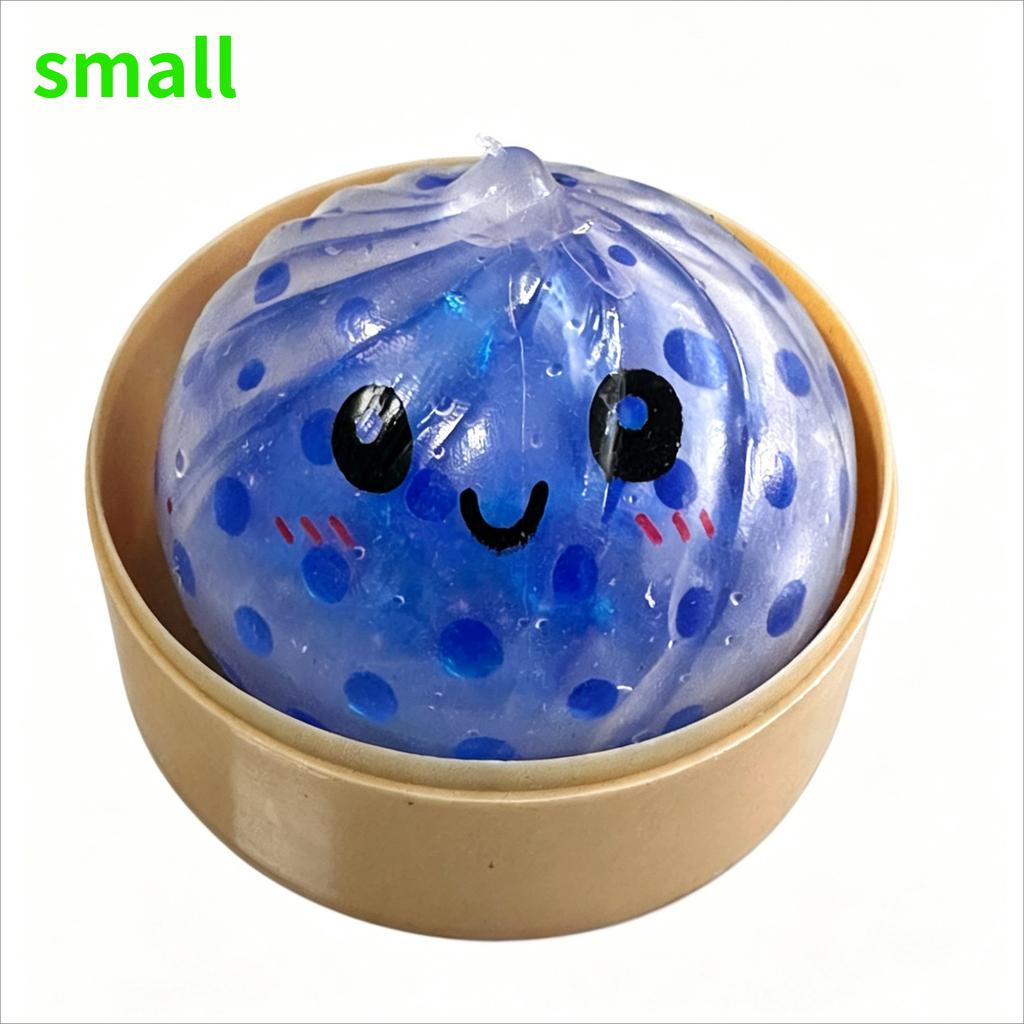 Hot Glitter Dumpling Squishy Maltose Series With Box Dumplings Sensory Squeeze Toy For Stress Relief Random Color