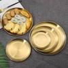 European Style Kitchen Round Western Steak Dining Plate Cake Tray Kitchen Tableware Serving Dish