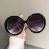 KAMMPT Oversized Round Sunglass Women 2022 Trendy Vintage Gradient Female Shades Fashion Luxury Brand Design Sun Glasses Eyewear