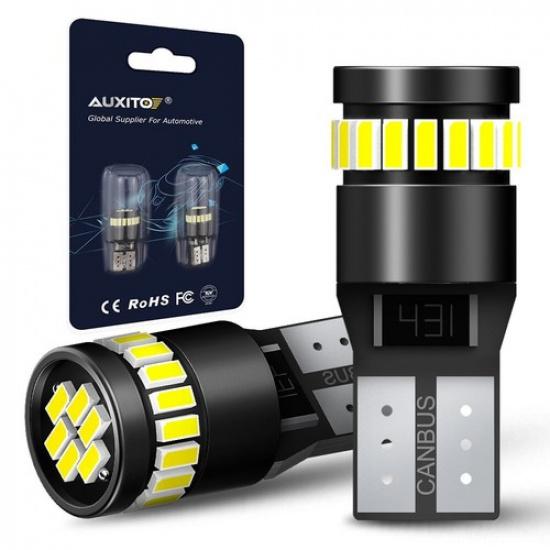 AUXITO T10 LED License Plate Light Bulbs 6000K Super Bright White 168 2825 194 A