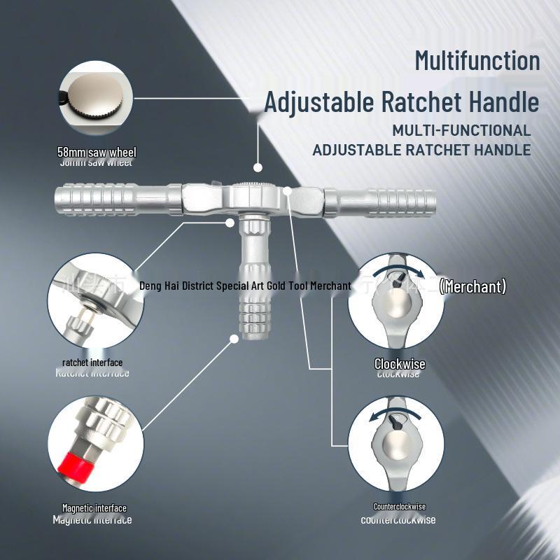 Cross 66-in-1 Ratchet Screwdriver Set: S2 Magnetic, High Hardness, Multi-Purpose Household Tool.