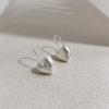 BF CLUB 925 Silver Heart Hoop Earrings For Women Girl Sexy Fashion Trendy Jewelry Gift Party Wedding pendientes mujer