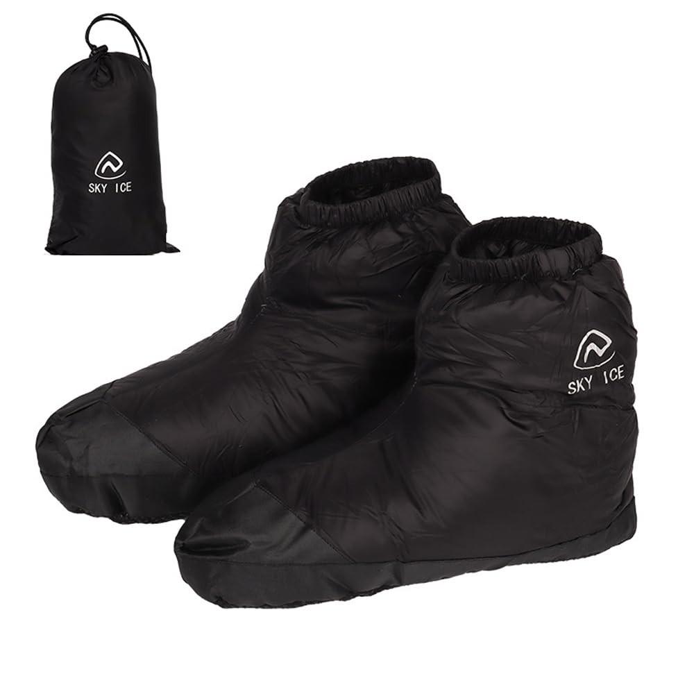 Anti-slip Foot Covers For Outdoor Men And Womendown Socks And Shoe Covers Waterproof Indoor Winter Warm Down Foot Covers