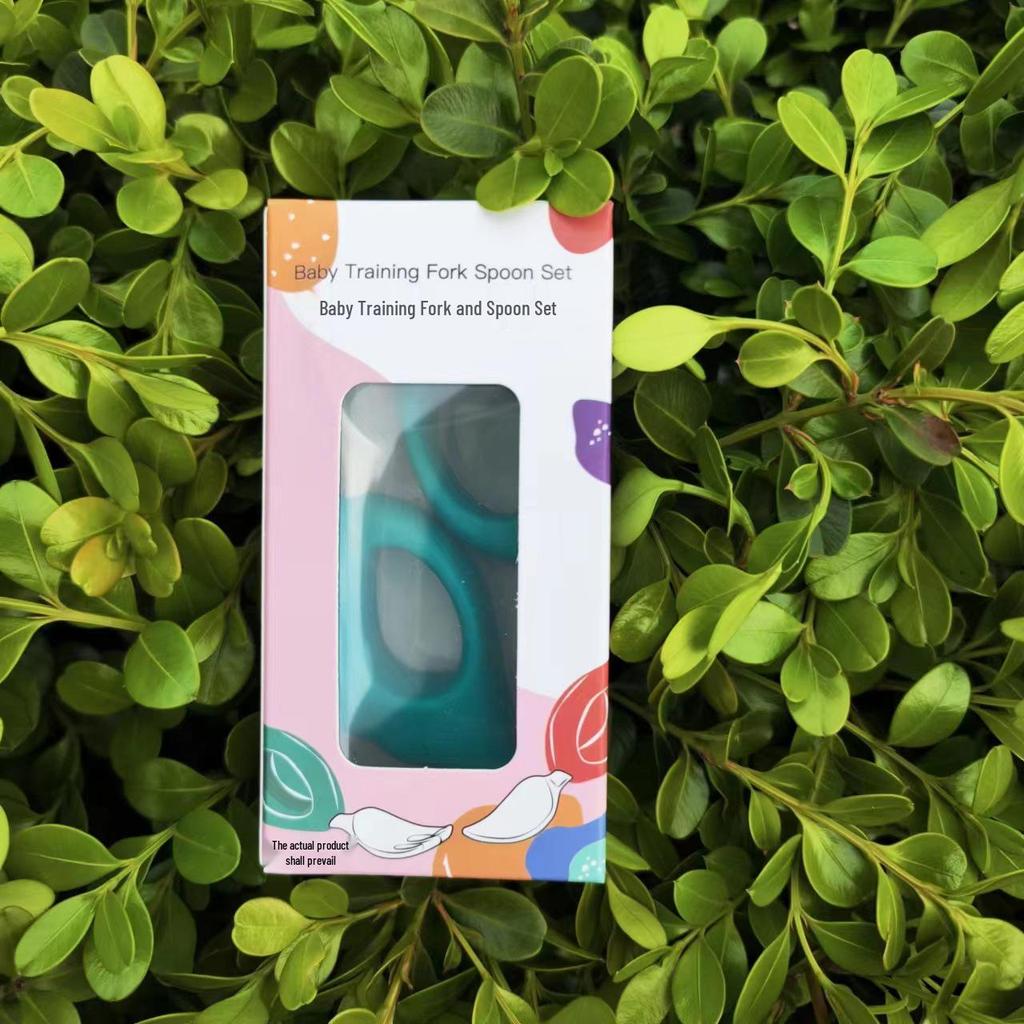 Baby Gabel & Löffel Lernset - Selbstständiges Essen für Säuglinge & Kleinkinder