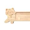 Yousheng Wooden Cat Shape Photo Frame, Rustic Pet Photo Display Frame with Rotatable Tail, Home Office Decorative Picture Holder for 2-inch