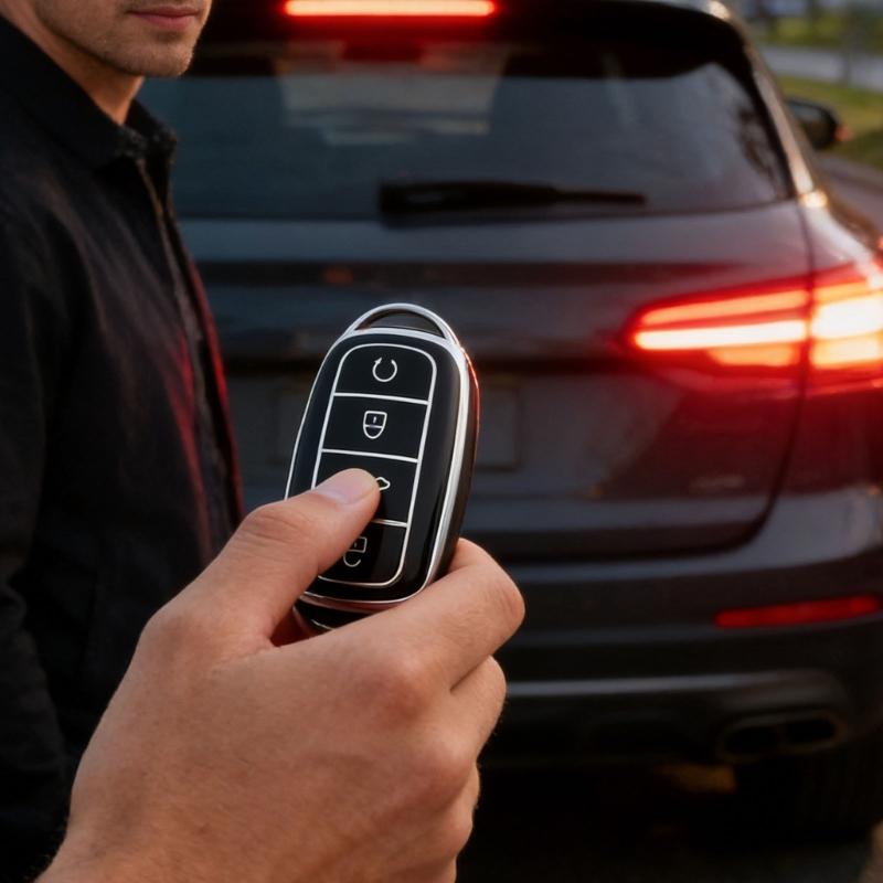 Strong TPU Protective Case Custom Fit TPU Key Fob Cover Easy To Use Designed Specifically for Chery Tiggo 8plus 8pro