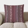 Bohemian Black And White Geometric Double-Sided Printed Pillow Cover Short Plush Suitable Living Rooms Sofas Throw Cushion Cover