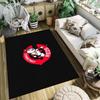 Black &R-Reds Carpet Teen Home Decor Living Room Rugs Bedroom Kitchen Carpet Non-slip Bathroom Floor Mat Hallway Doormat