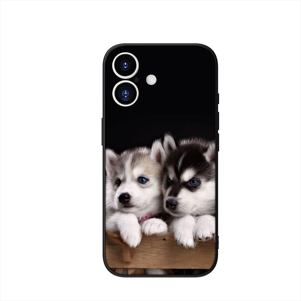 Phone Cover for Samsung Galaxy A07 A13 A12 A14 A23 A42 A50 A51 A52 A53 A70 A71 A72 A21S A04 Note 20 9 8 10 Case Husky Dog Casing