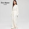 ANY SPOOR Women's New Chinese Style Frog Button Wide-Leg Casual Pants