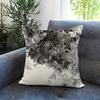 Ink Wash Texture Cushion Cover Comfortable Reversible Pillow Cover Ideal for Car Sofa Bedroom  Beyond