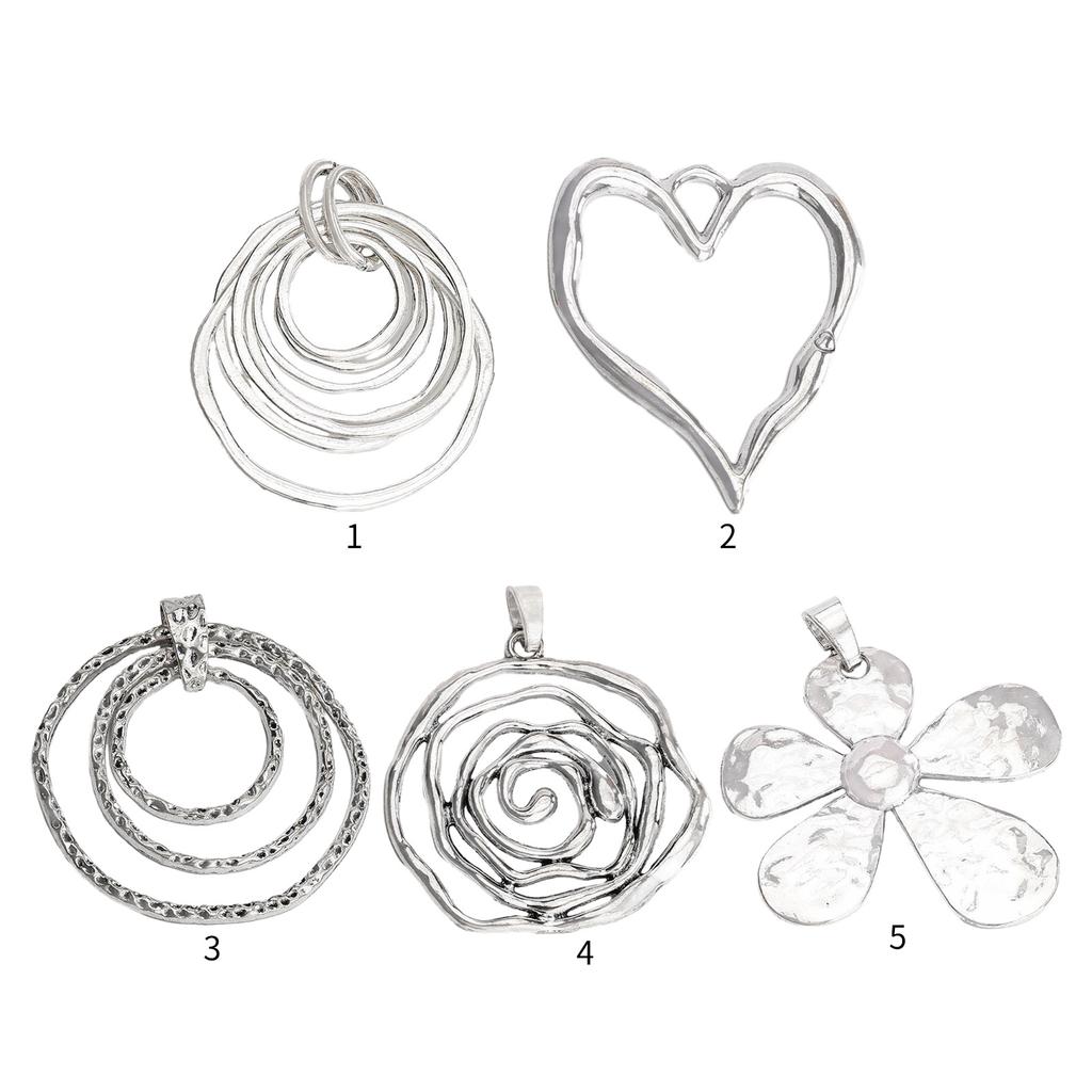 Breloque Bijou Creux Irrégulier Matériau Alliage Pendentif Bijou Accessoires pour la Création de Bijoux Matériau Alliage pour Artisanat DIY