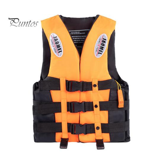 Adult Life Jacket 100N Buoyancy Paddle Life Vest Adjustable Flotation Device with Reflective Strip for Kayak Boat Surf Water Sports