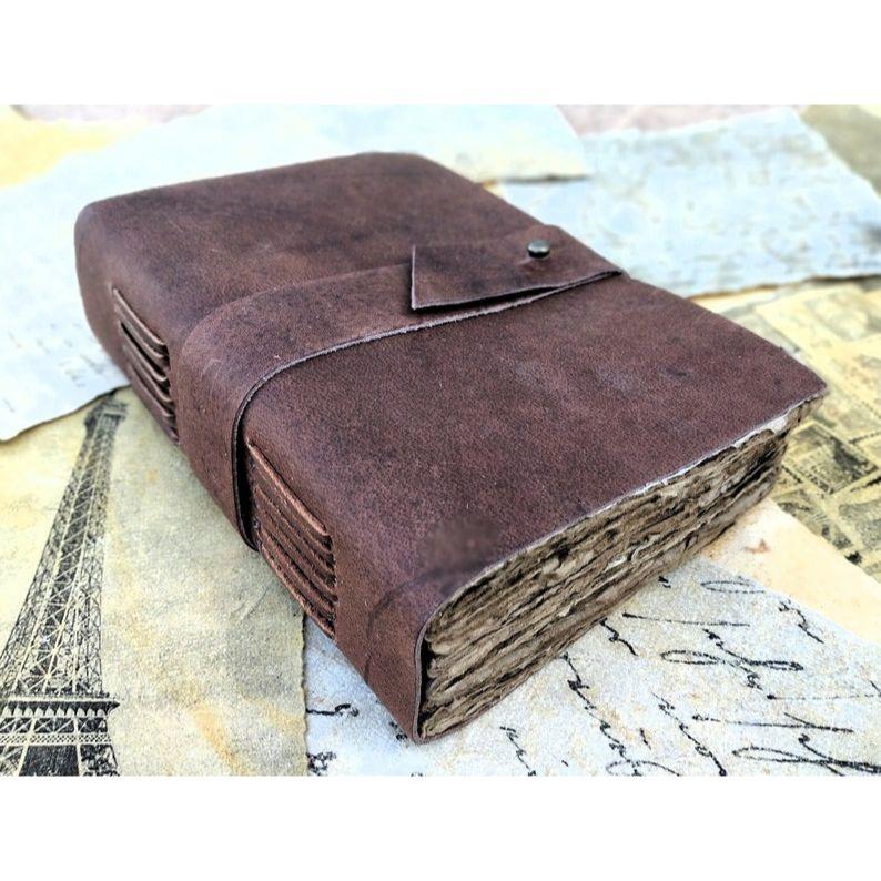 

Кожаный журнал Коричневый журнал и красивый замок без ключа дорожный дневник кожаный дневник блокнот подарок 8 x 6 in коричневый