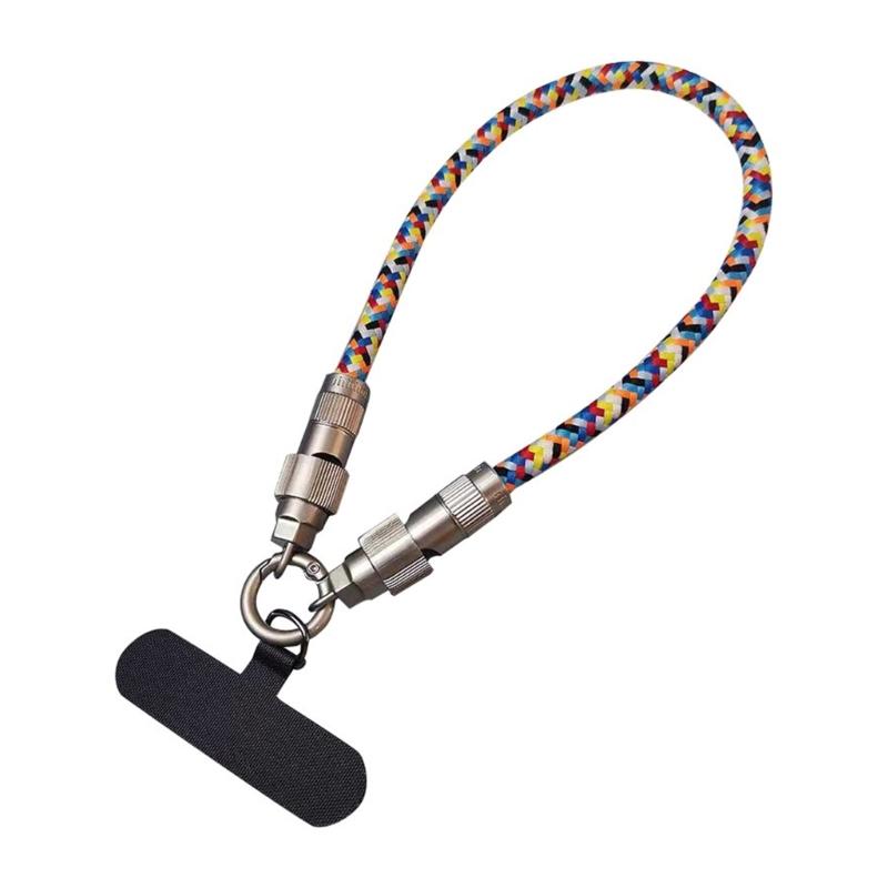 

Fashionable 2 in 1 Phone Lanyard Strap Data Cable PD60W Charging Cord Type C 1.2m Crossbody Type/30cm Wrist Type