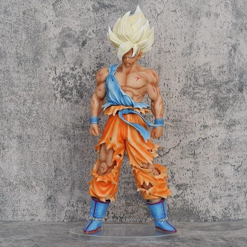 

Фигурка Супер Сайяна Гоку с повреждениями в бою из Dragon Ball Z, украшение