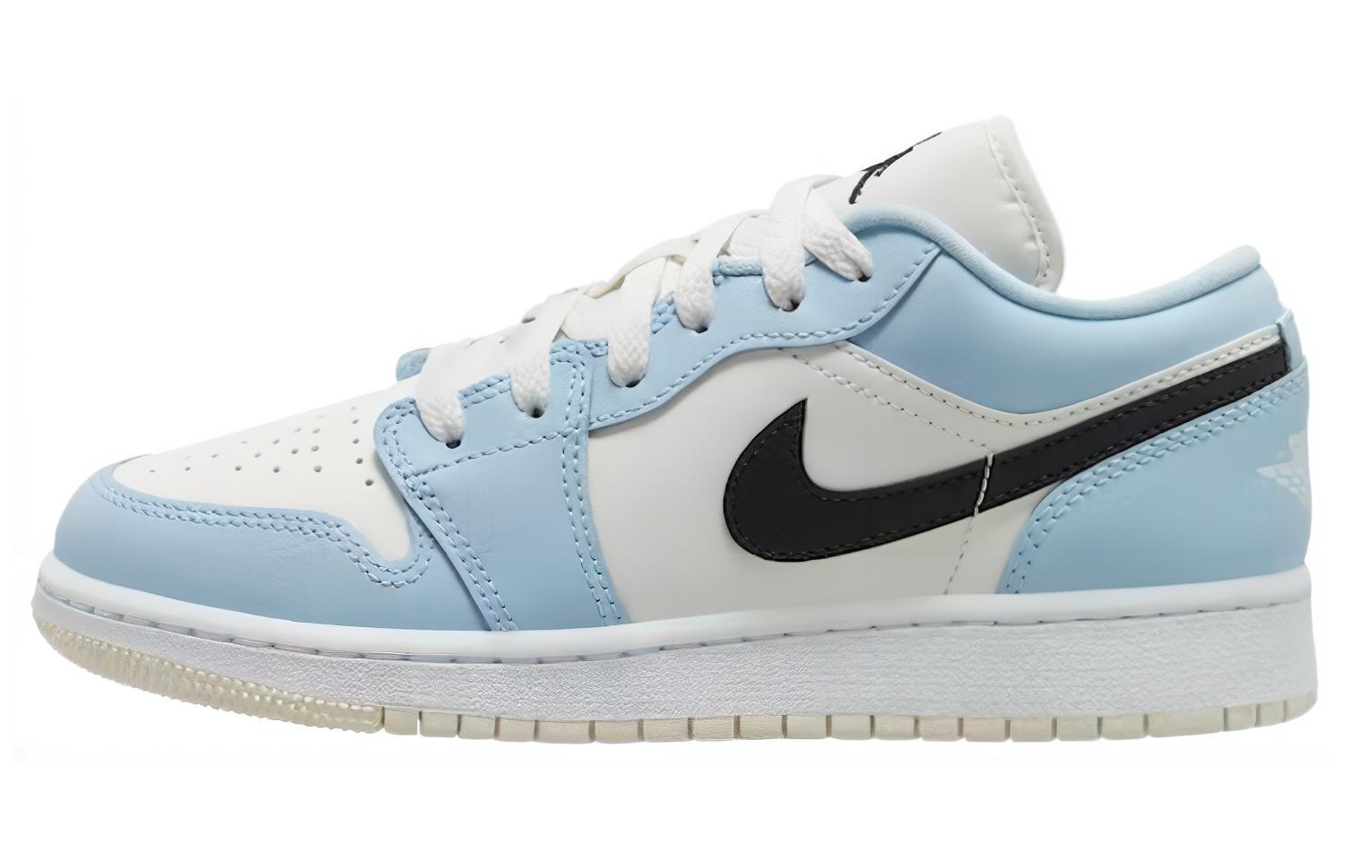 

Jordan Kids Air Jordan 1 Low Ice Blue Sneakers 554723-401 37.5