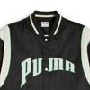 Puma Letter Single Button Casual Sports Long Sleeve Baseball Jacket Unisex Jackets Black 626147-01
