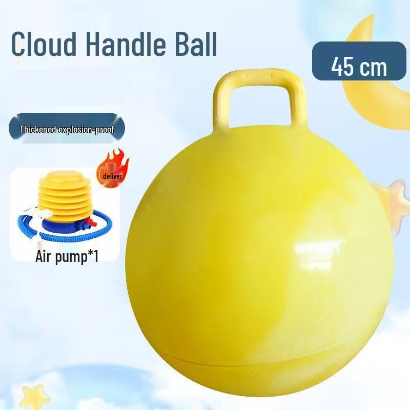45CM Children's Inflatable Elastic Bouncing Ball for Sensory Training and Sports