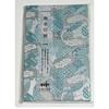 Used Kyoto Aquarium Goshuincho (temple/shrine Stamp Book) Nishijin-ori (Nishijin Textile) Giant Salamander Light Blue Silver