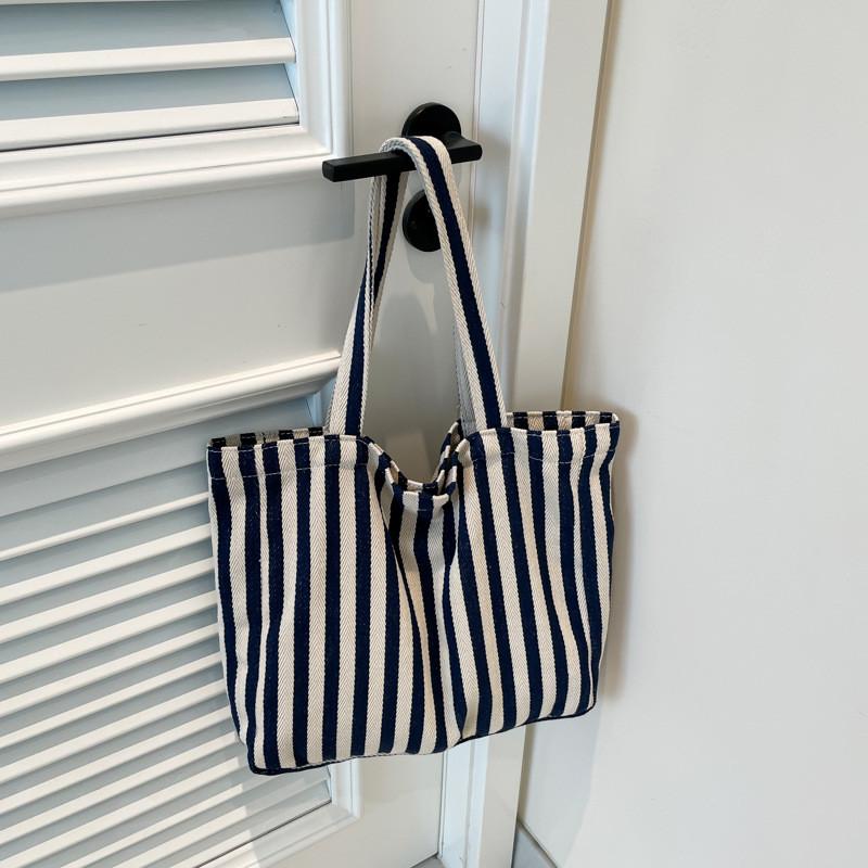 Fashionable Retro Artistic Handheld Tote Bag With Spacious Storage For Daily Style синий