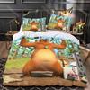 Set Biancheria da Letto Cartone Animato Lemmings Orso 3D per Bambini Bambine Copripiumino Federa Singolo Matrimoniale King Full Doppio